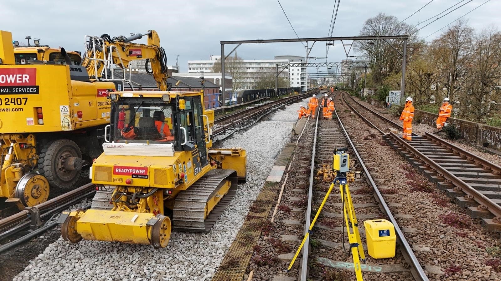 Railway track maintenance operations